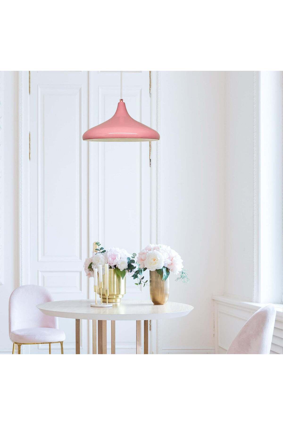 Bamyum-Champion 35cm E27 Rosa Pendelleuchte 2