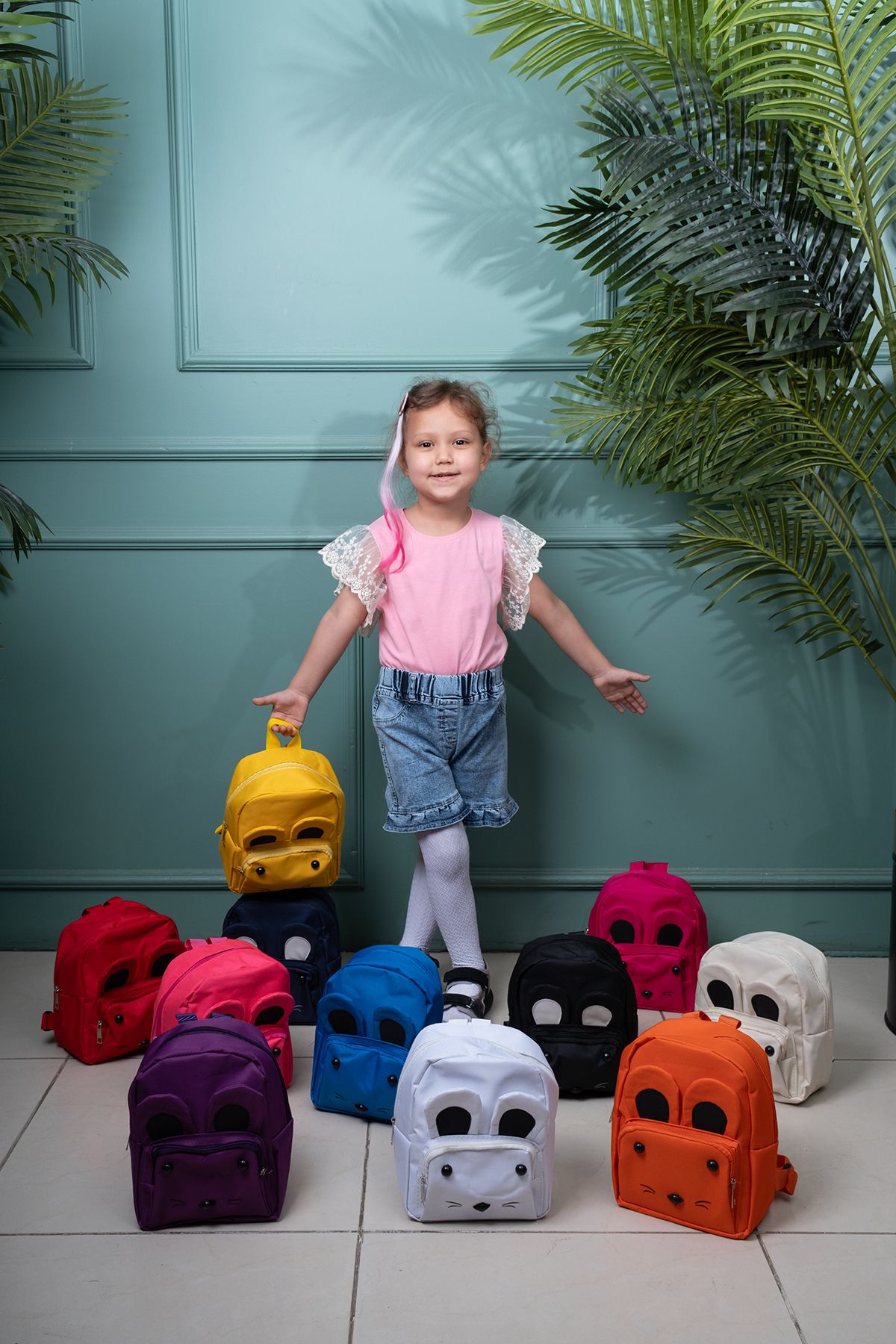 Maysa-Rucsac colorat pentru copii - Geanta pentru gradinita si creșă 2