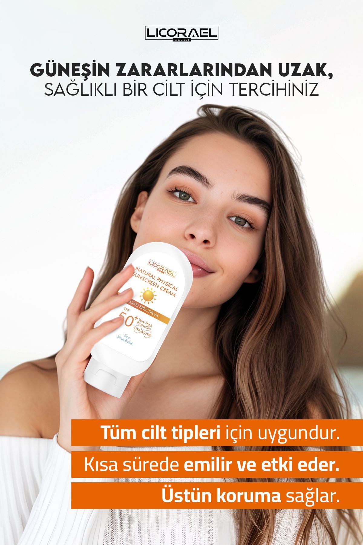 Natural Physıcal Sunscreen Cream Spf50+ 100ml