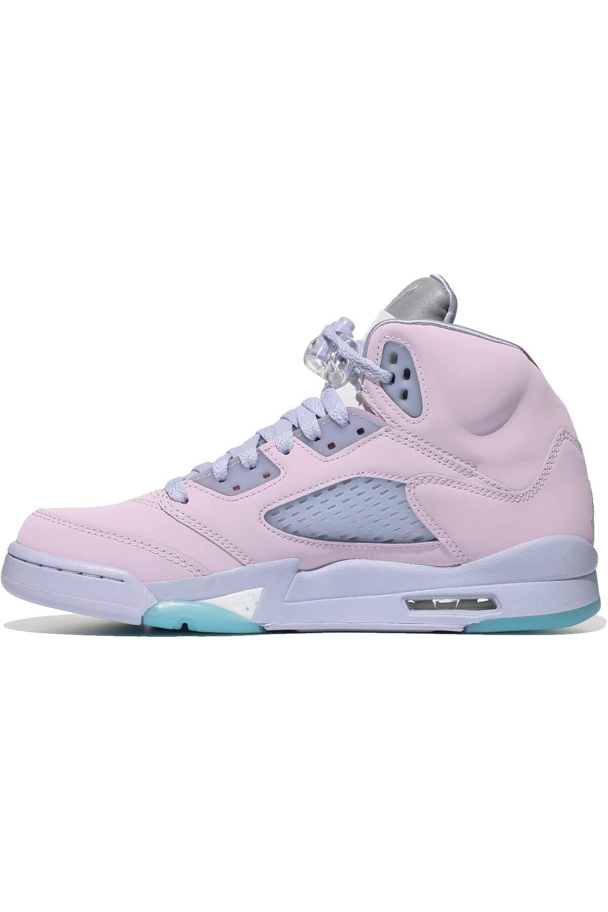 کفش بسکتبال بنفش دخترانه و بچگانه Jordan Youth Air 5 Retro GS Giz Girls DV0563 600 قالب باریک Nike