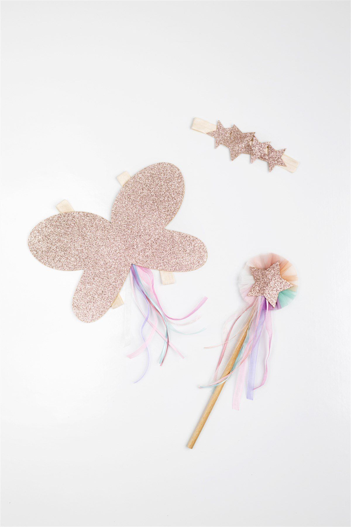 Набор резинок для волос Le Mabelle Rose Star Wing Wand, TYC00724787618