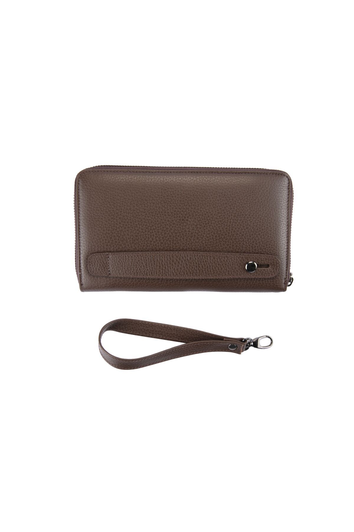کیف پول مردانه و زنانه PORTFOLIO UNSEX قهوه BC425 02 Karalı Deri