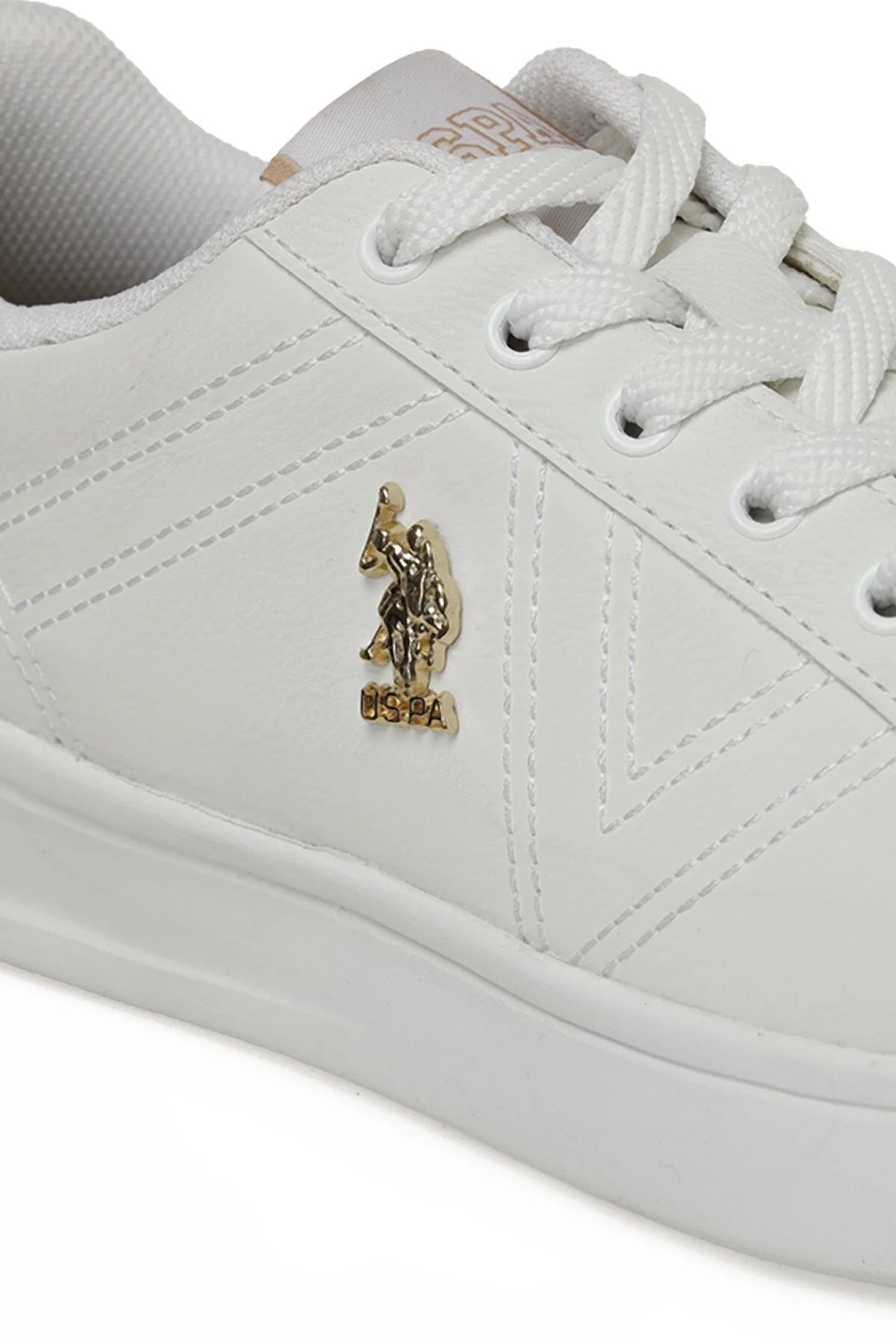 اسنیکر سفید زنانه us.polo.assn اضافی روزانه کفش ورزشی U.S. Polo Assn.