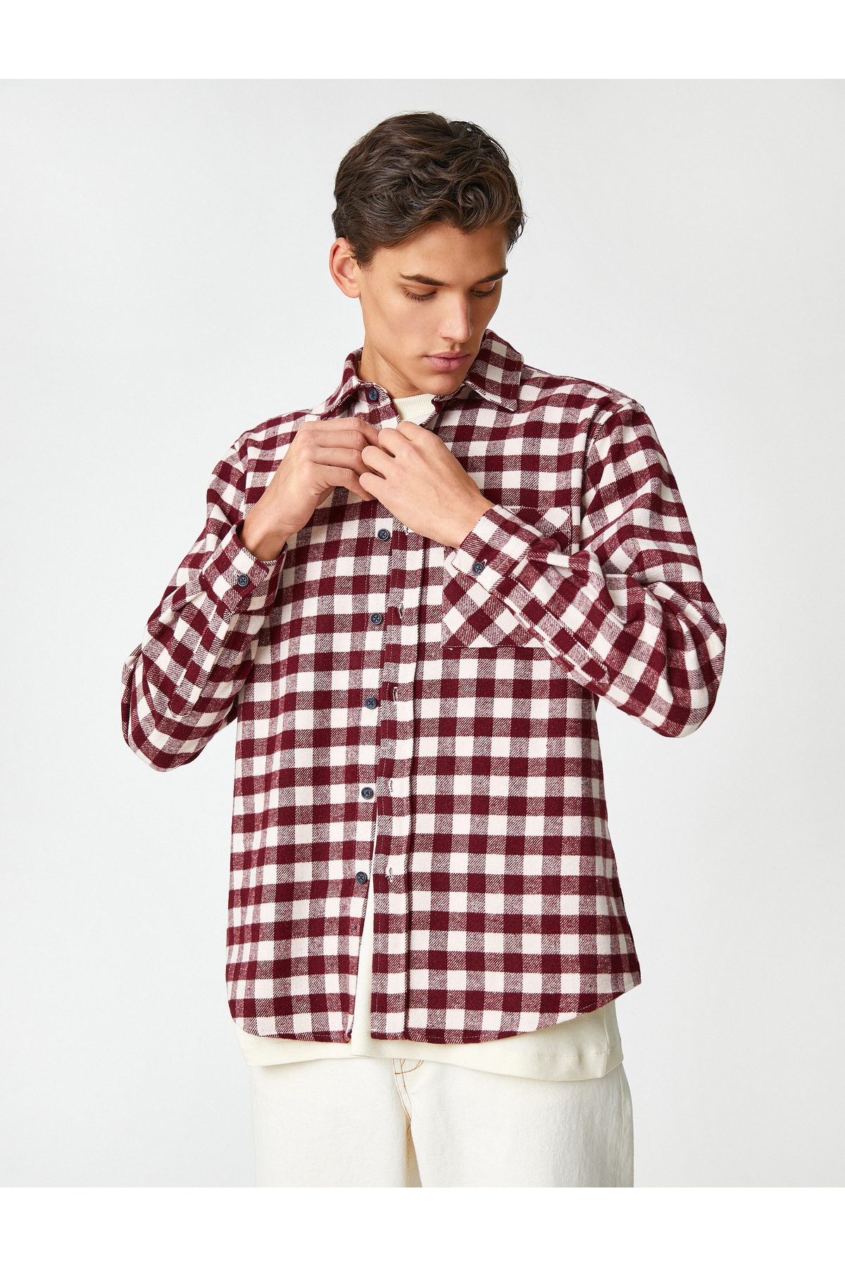 پیراهن مردانه کوتون | 3SAM60011HW Koton - Image 2