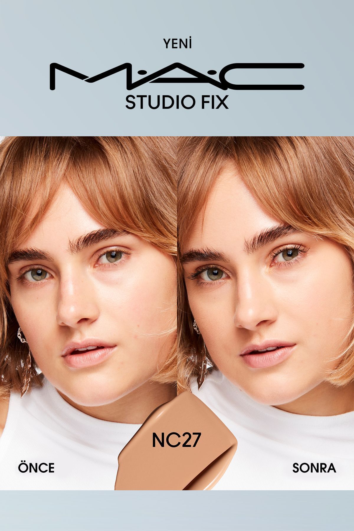 M.A.C-New Studio Fix Fluid SPF 15 Matte Foundation-NC27 30 ML - Natural Matte Finish 5