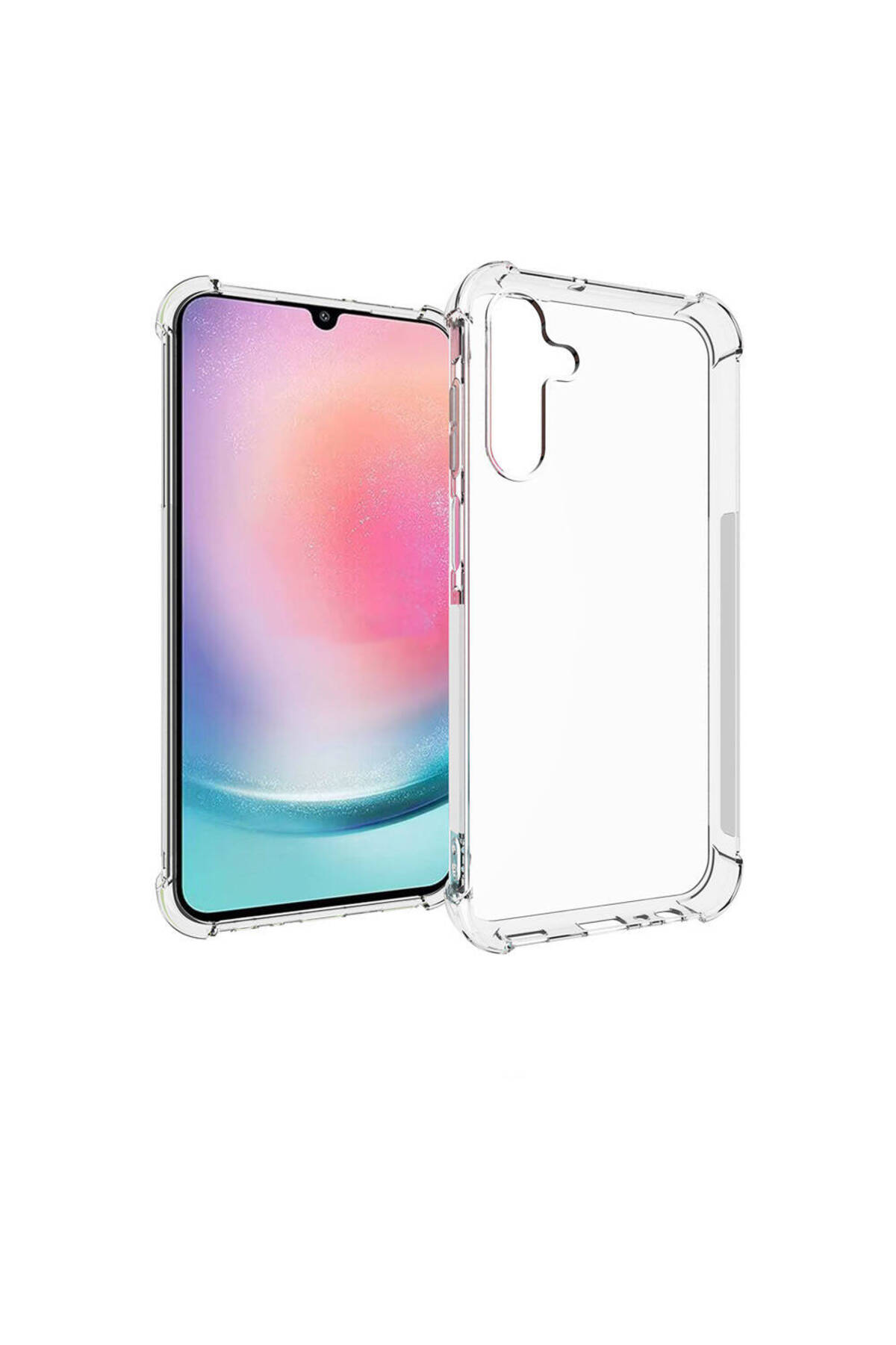 Samsung Galaxy A15 Kapak Şeffaf Airbag Antishock Köşe Korumalı Silikon Kılıf