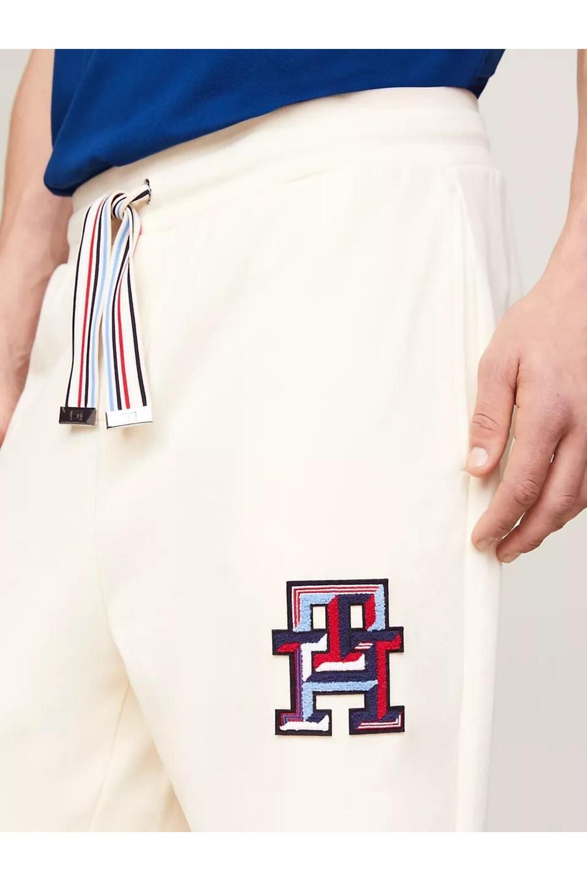 Tommy Hilfiger-بنطلون رياضي بحبل GS - نمط جرام أحادي 4