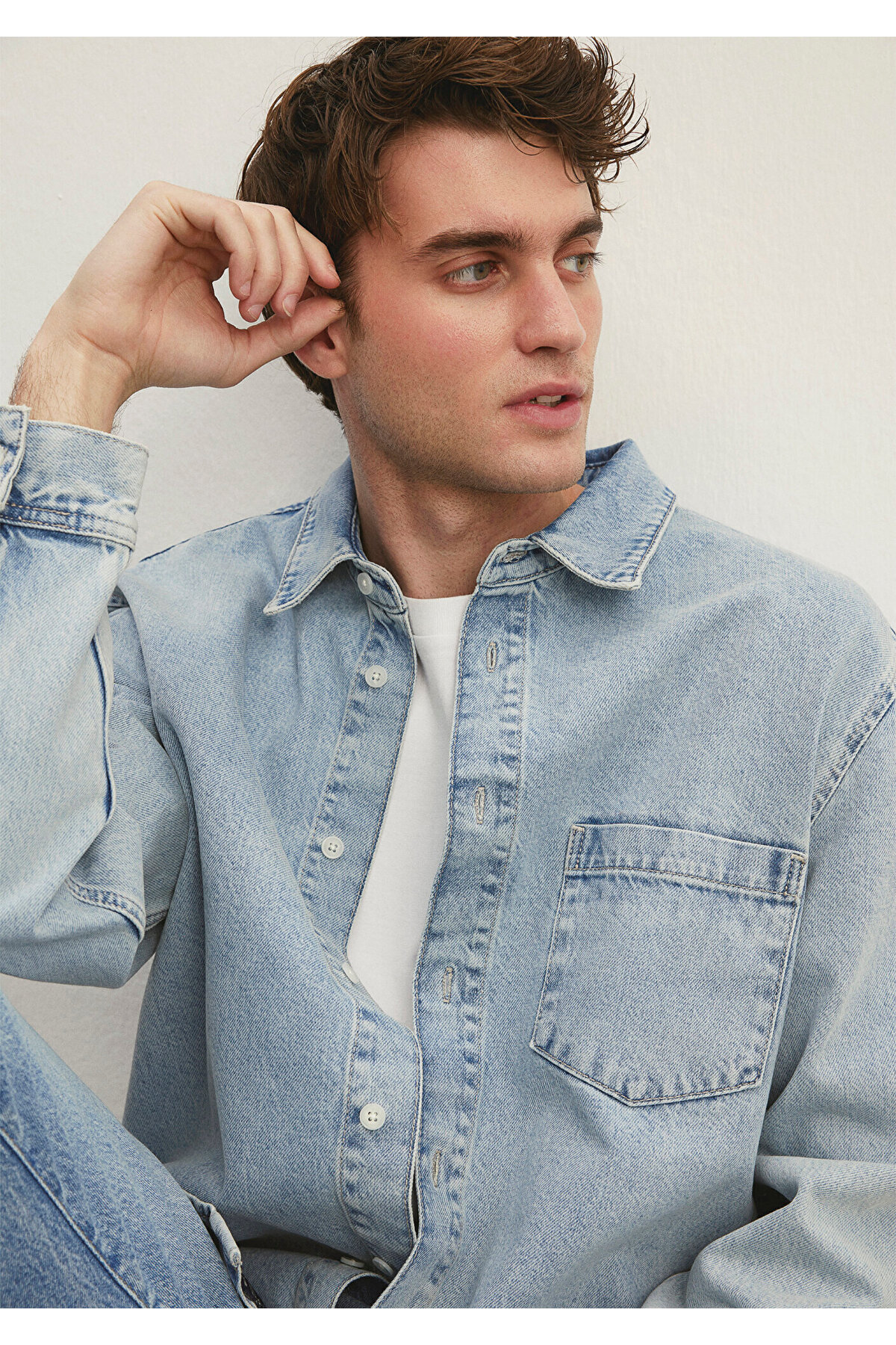 پیراهن مردانه ماوی | 210910 Mavi - Image 5