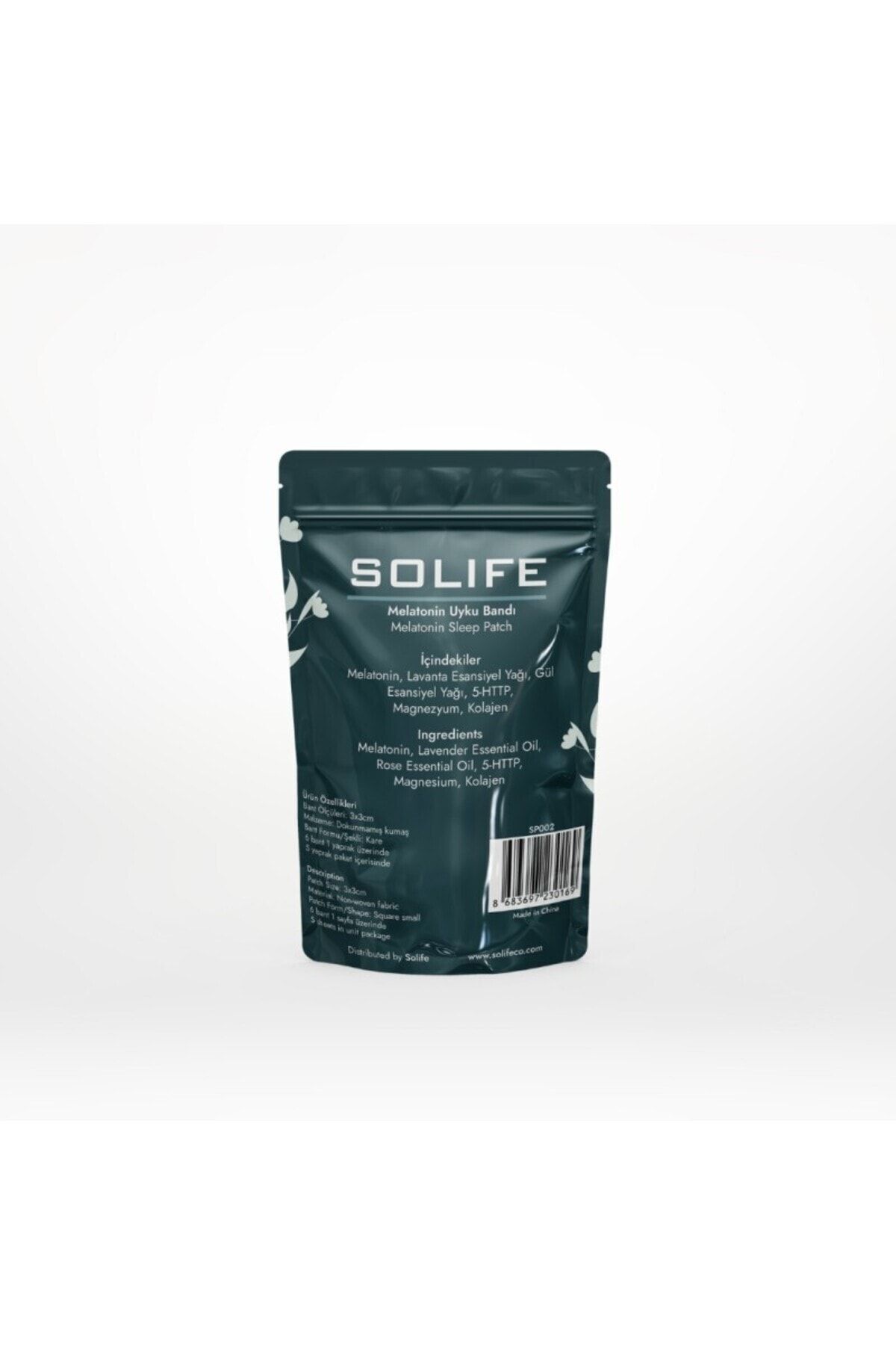 SOLIFE-Transdermal Patch Melatonin Sleeping Patch 30 Pieces 2