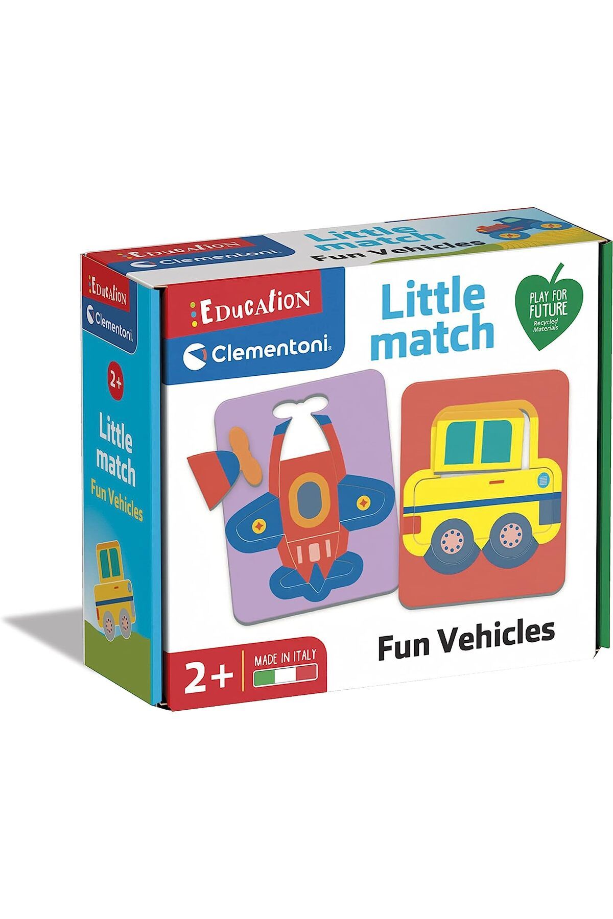 Clementoni Little Match Puzzle - Eğlenceli Araçlar CLE/16718