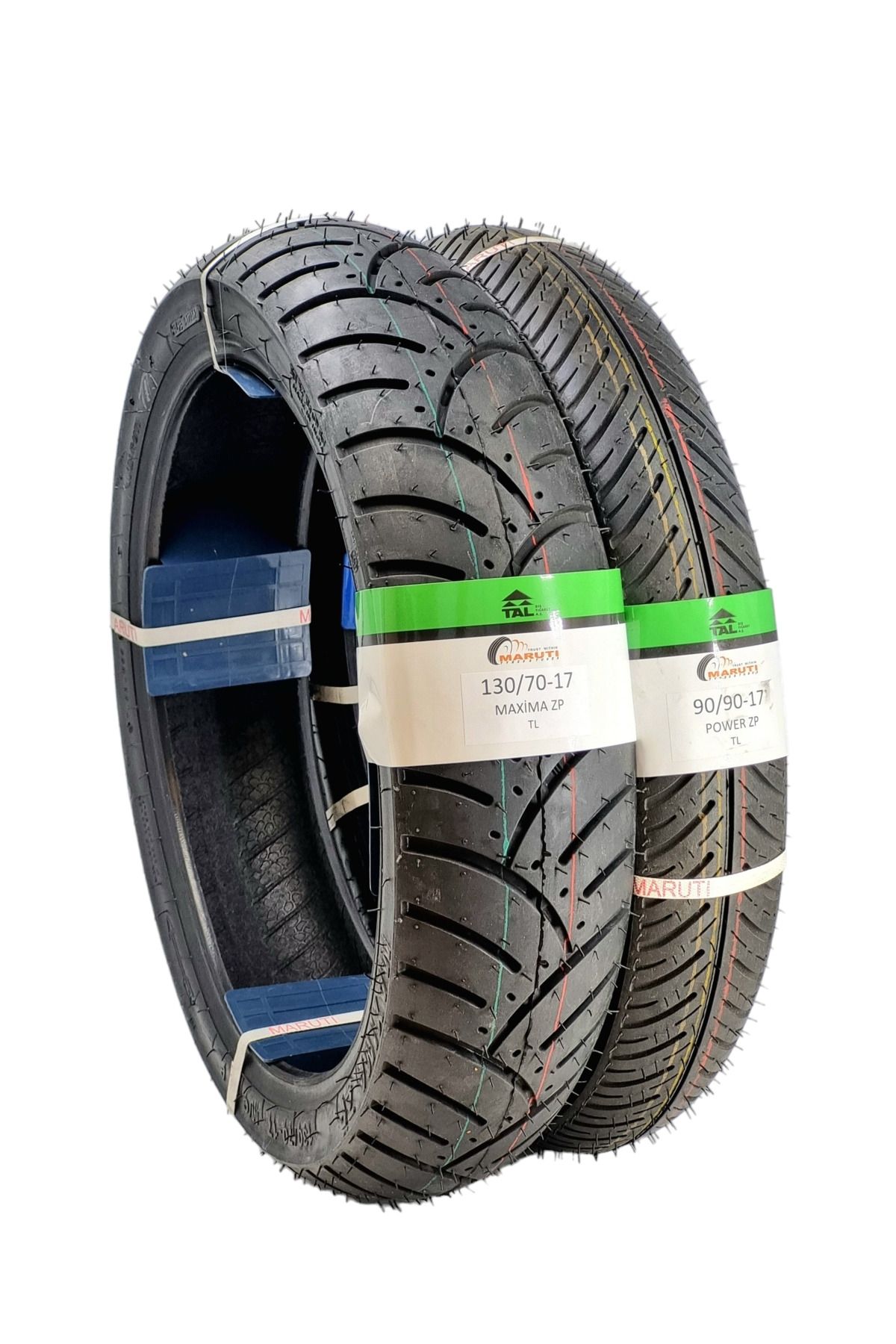 MARUTİ TYRES TVS Apache RTR 200CC ÖN/ARKA SET 130/70-17 (TL) VE 90/90-17 (TL) POWERZP004