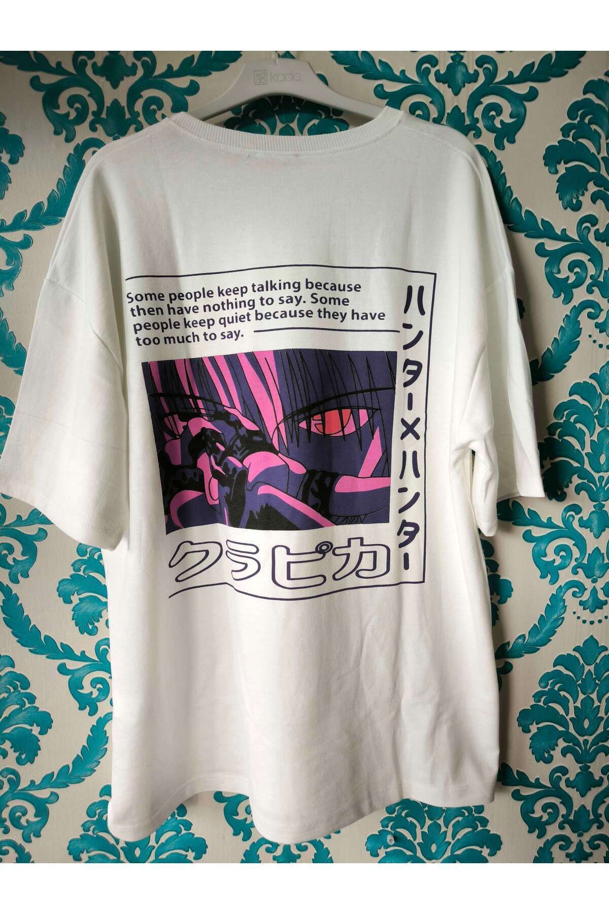Sublime Butik-Hunter X Hunter Kurapika Patterned Oversize T-Shirt 4