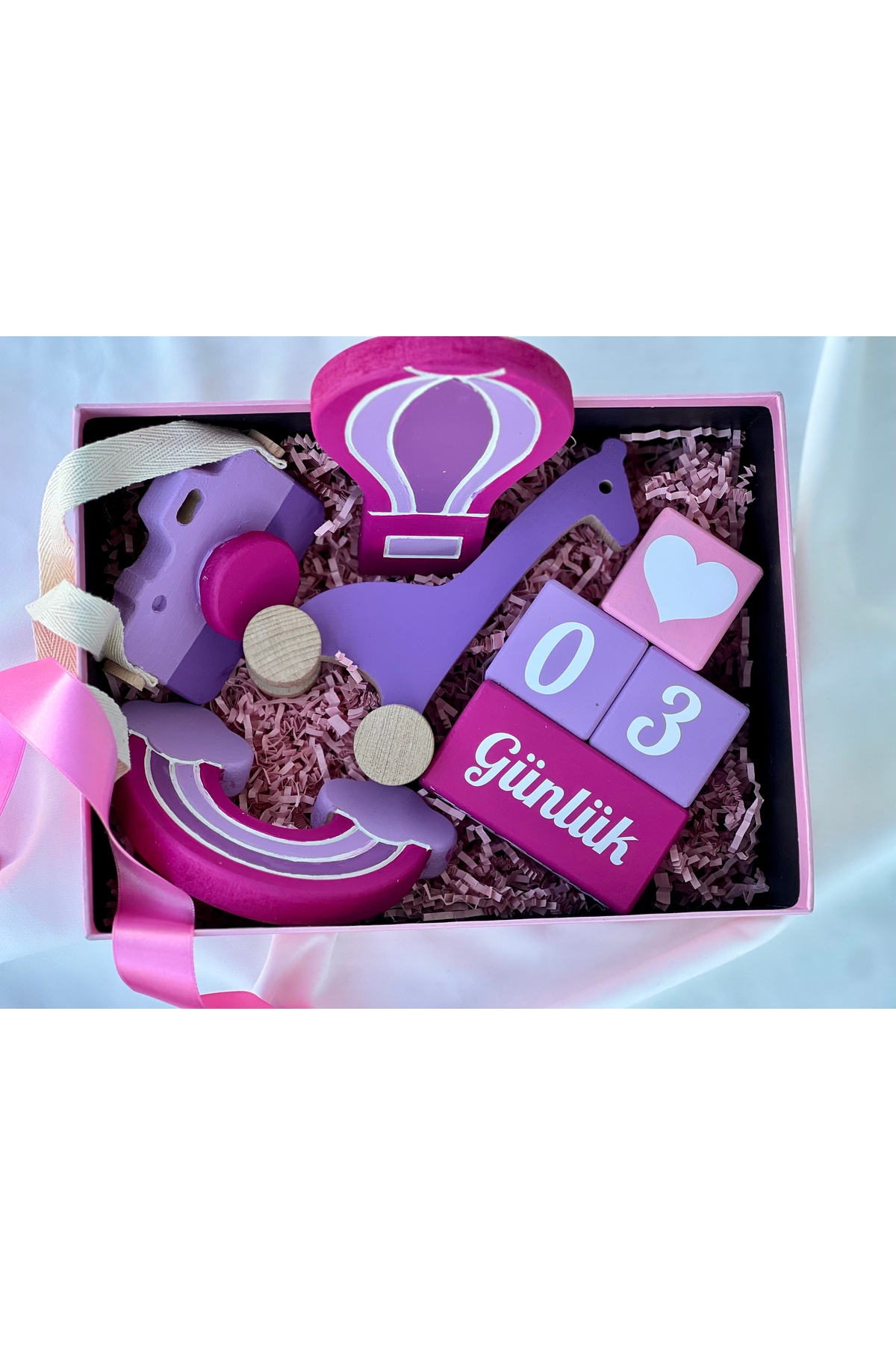 4 objeli bebek çekim aksesuar dekor bebek anı küpü bebek hediyelik