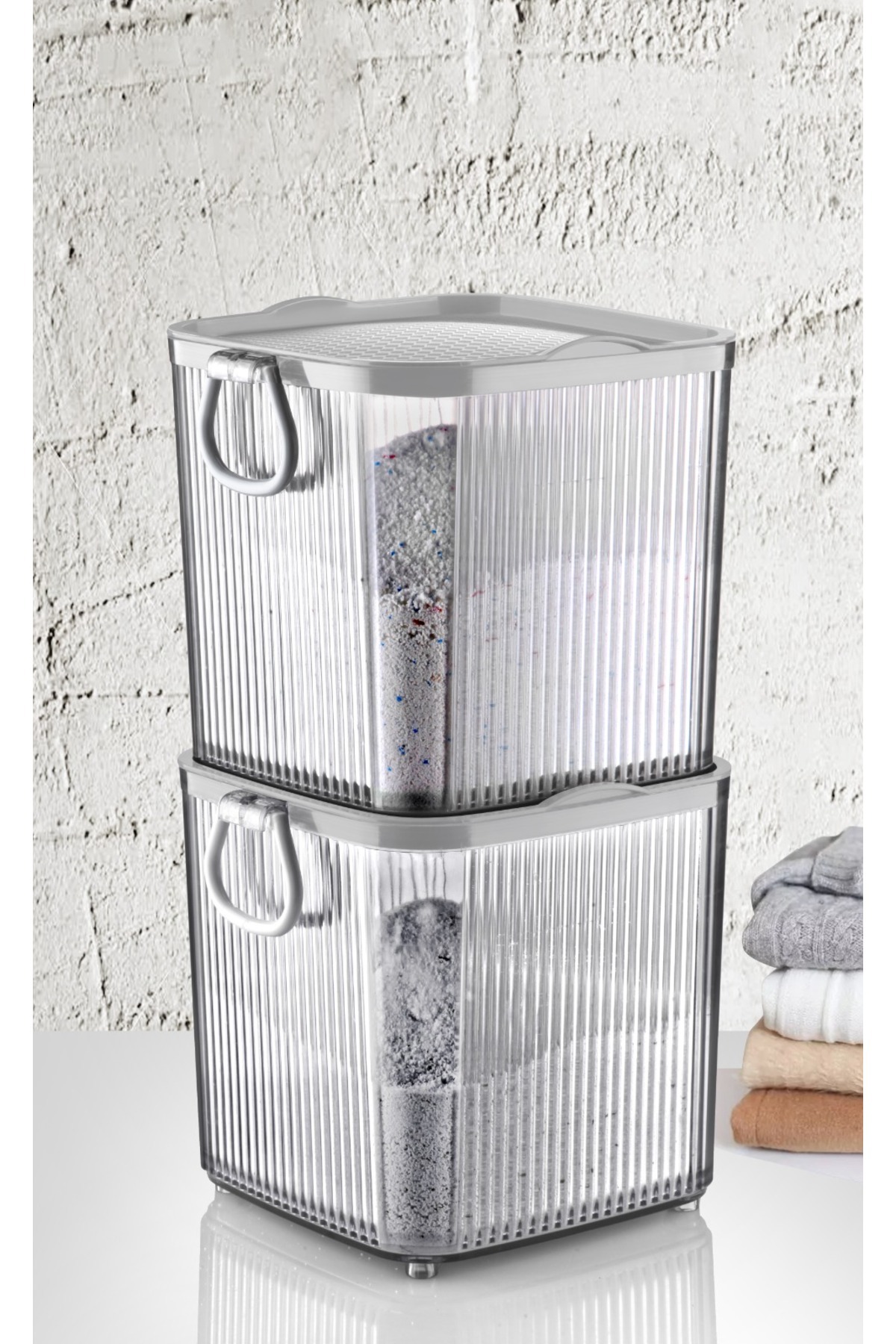 Named and Perforated Lid, Large Size, 2-Piece, Lid, Plastic Onion, Potato Storage Container. 10lt.