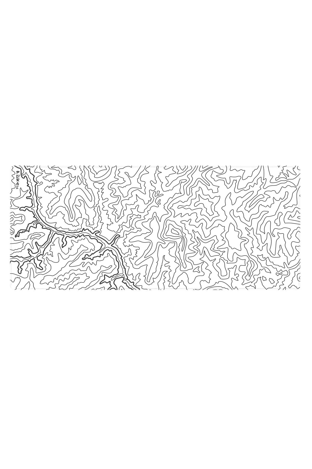 PORGE-90x40 XXL White Gaming Mouse Pad - Gaming Mousepad 1