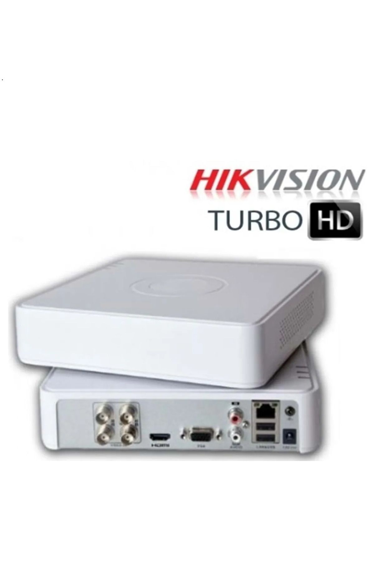 HIKVISION DS-7104HGHI-K1 4 KANAL 1xIP 1xVGA 1xHDMI 1080p H265+ HD-TVI,CVI,AHD,ANALOG HİBRİT DVR KAYIT CİHAZI