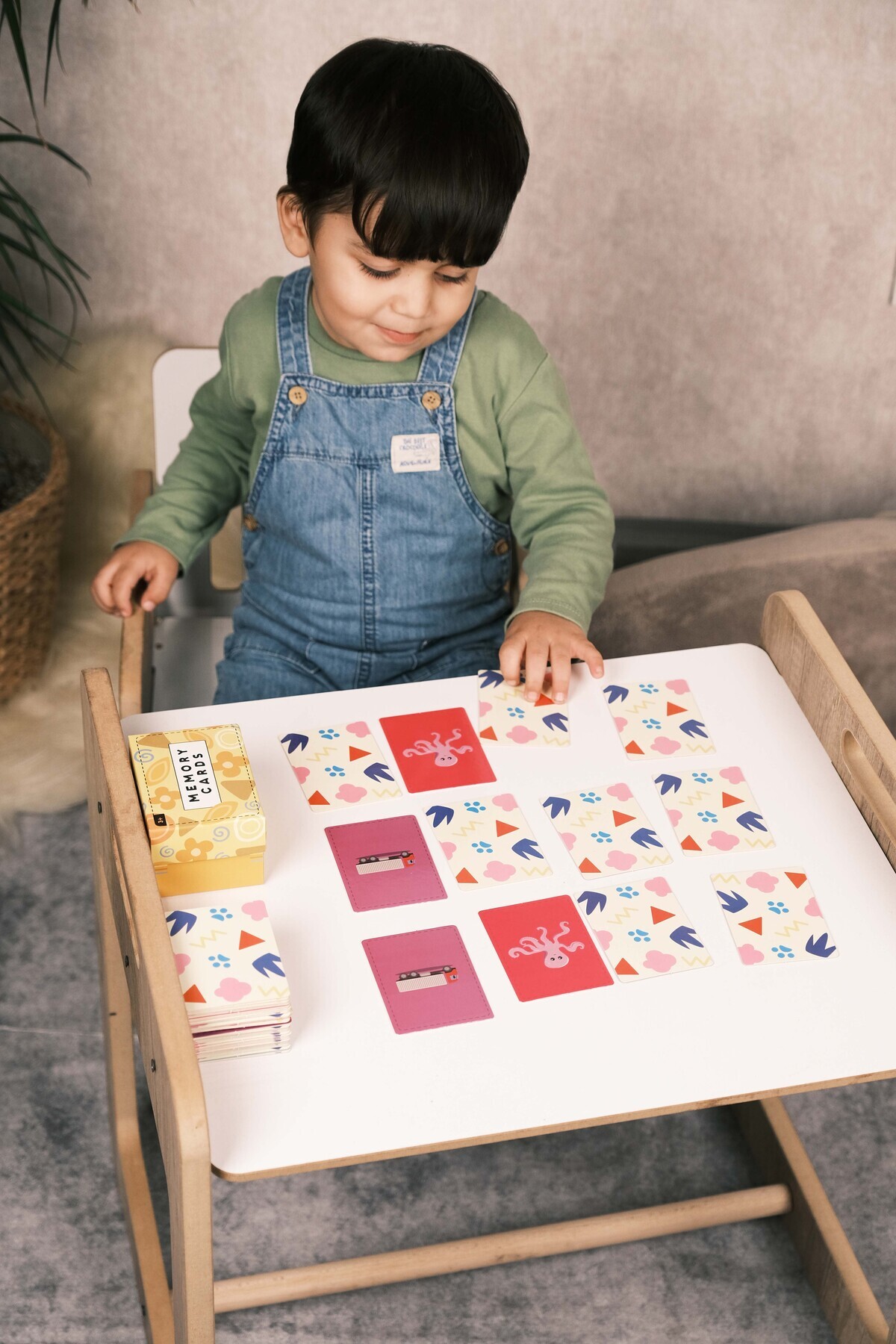 GameNine Okul Öncesi Hafıza Eşleştirme Ve Zeka Kartları Puzzle Oyuncak Taşıtlar 12 Çift fotoğrafı 2 (önizleme)