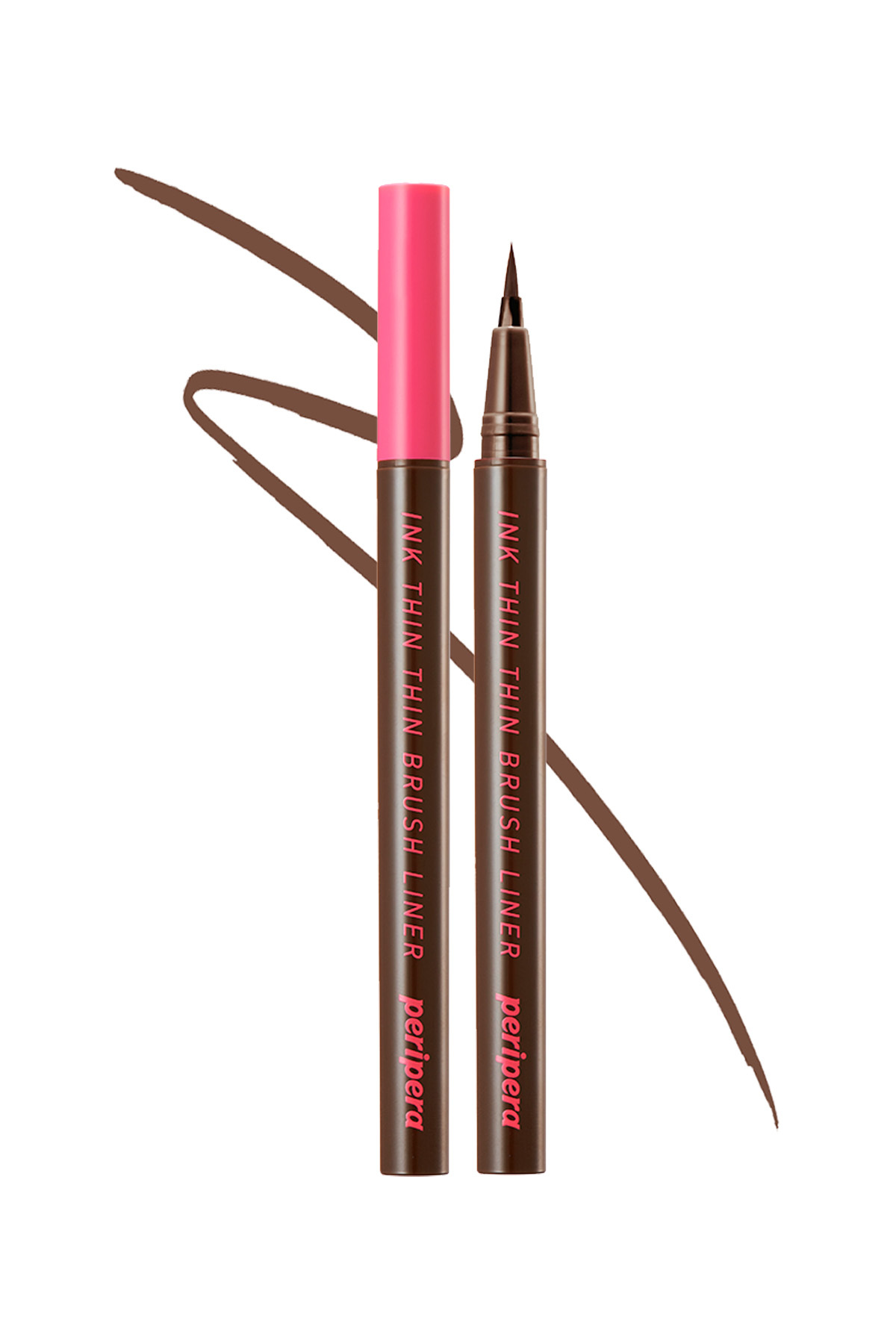 PERIPERA Hassas ve İnce Fırça Uçlu Kalem Eyeliner PERIPERA Ink Thin Thin Brush Liner (02 Brown Film) - Fiyatı, Yorumları