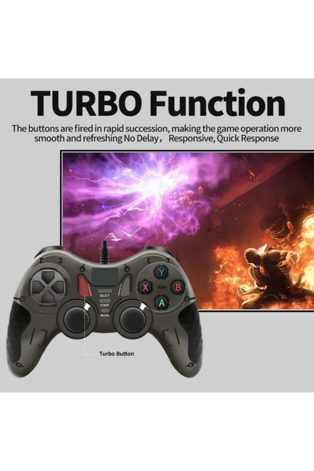 Leons Usb Joystick Gamepad Oyun Kolu Pc Bilgisayar Laptop Uyumlu 5