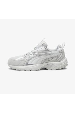 Puma Milenio Tech Suede Cool Light Erkek Beyaz Spor Ayakkabı-393489-02