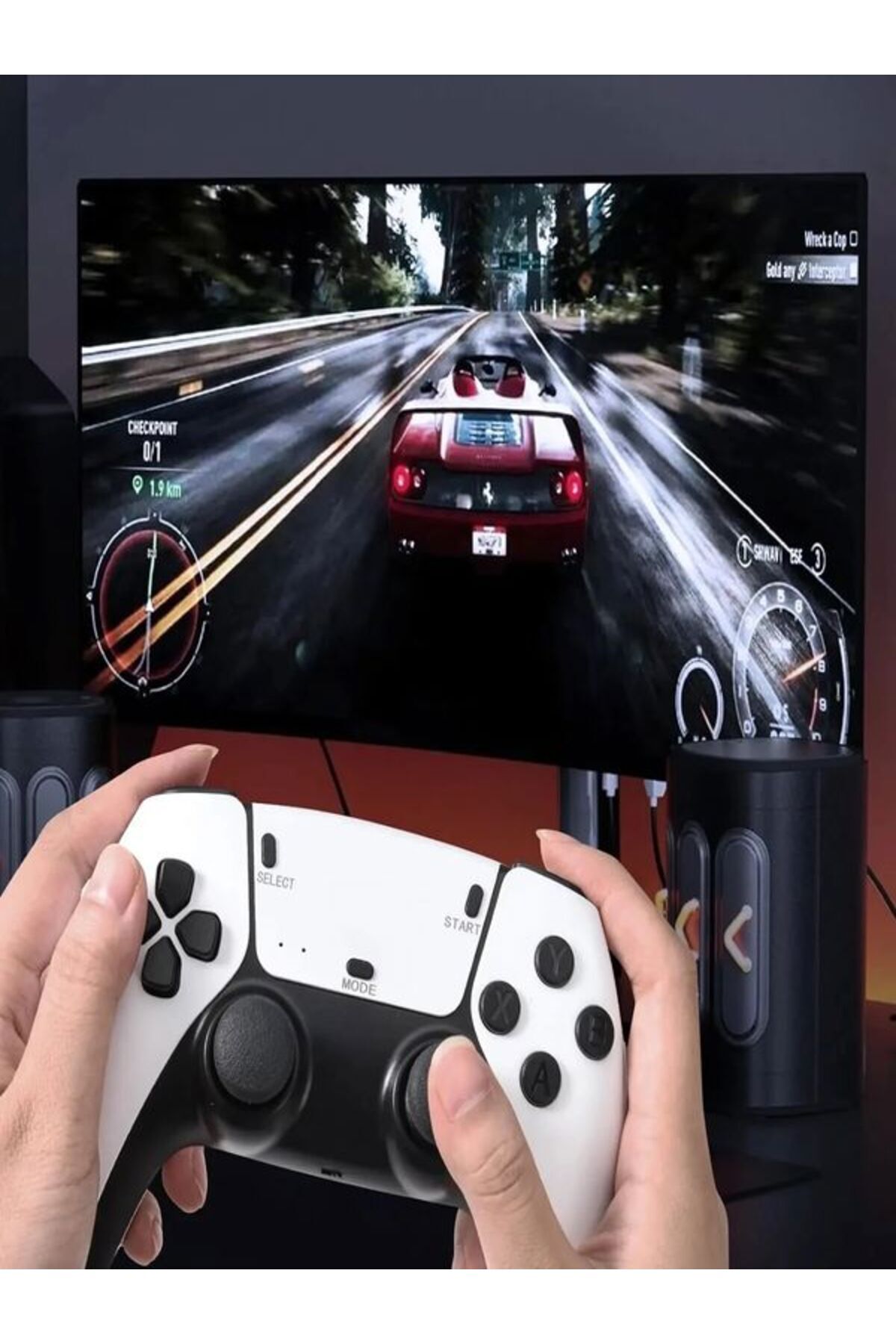 2.4ghz 4k Retro Video Nostalji Oyunu Konsol 64g 20000 Oyunlar Kablosuz Gamepad 3
