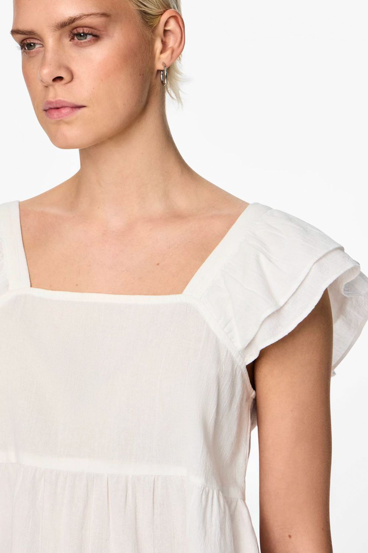 PIECES-PCMILLA SL FLOUNCE TOP - Bequeme Passform 6