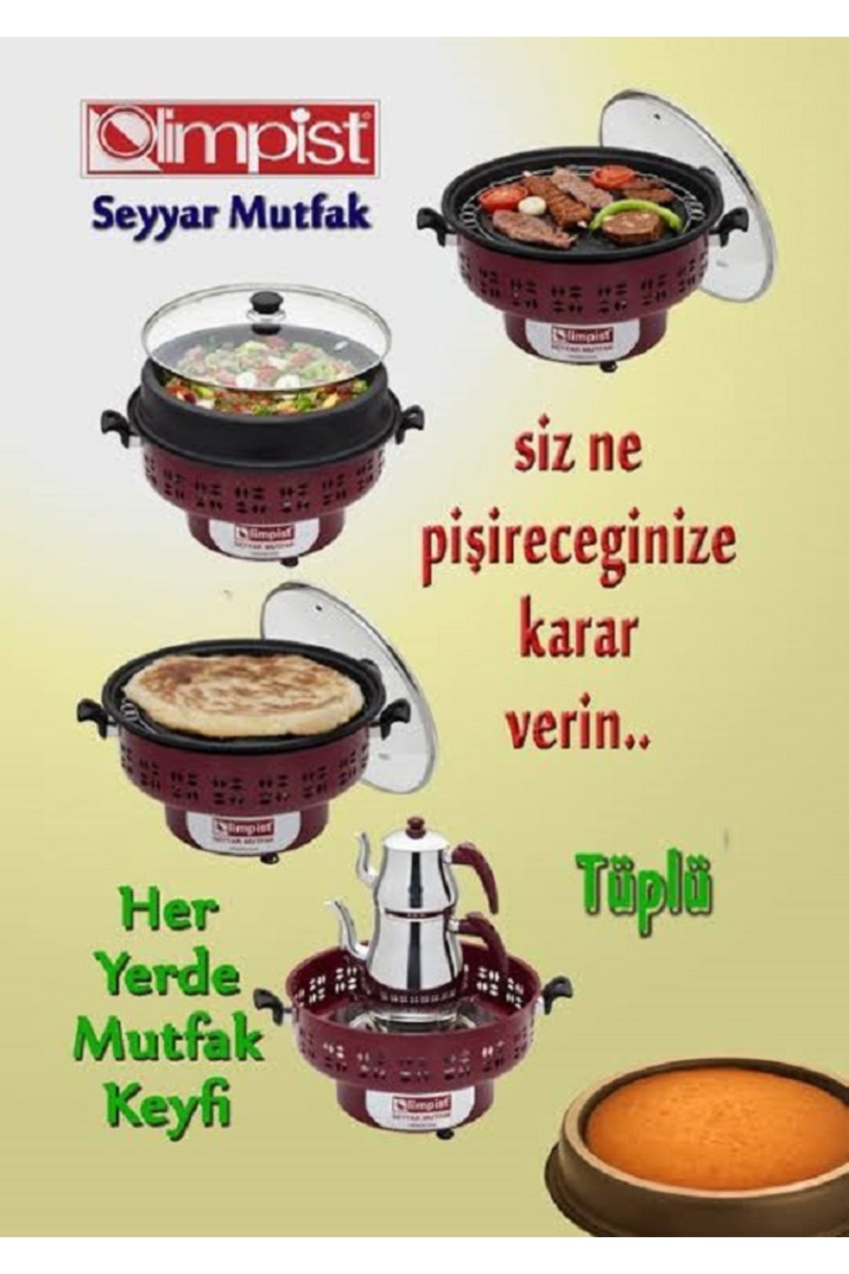 Seyyar Mutfak Gazlı Çakmaklı Her Yerde Mutfak Keyfi 5