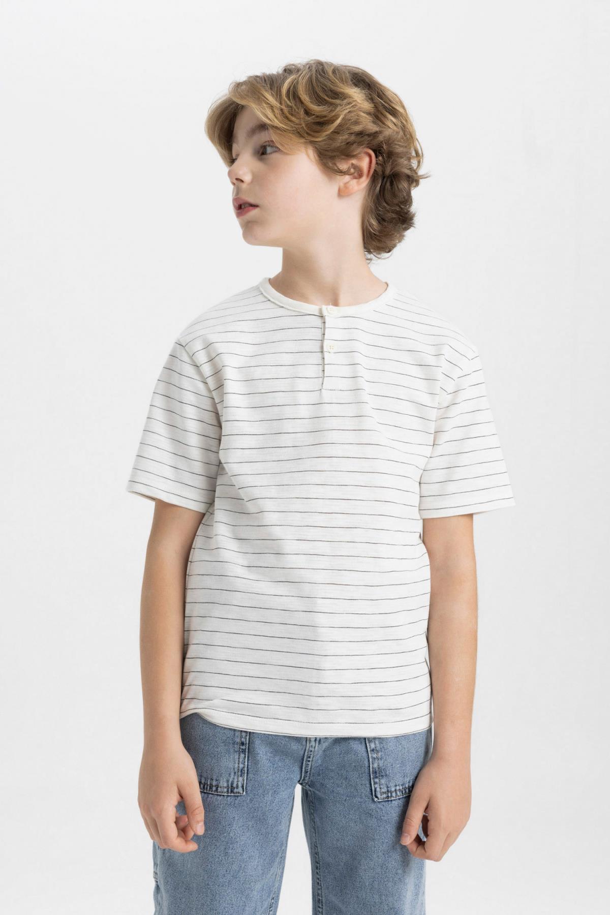 تی شرت پسرانه دفاکتو | C2602A824SM Defacto - Image 4