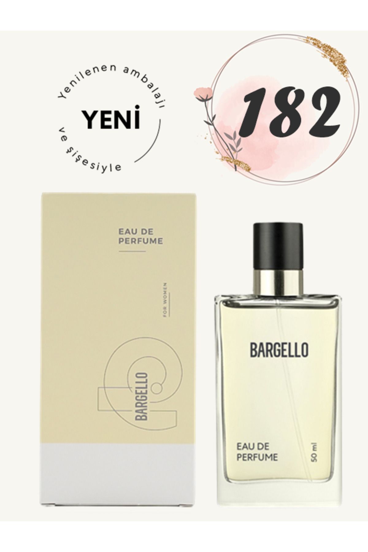 عطر زنانه 182 FLORAL 50 ML EDP 8691841304664 Bargello