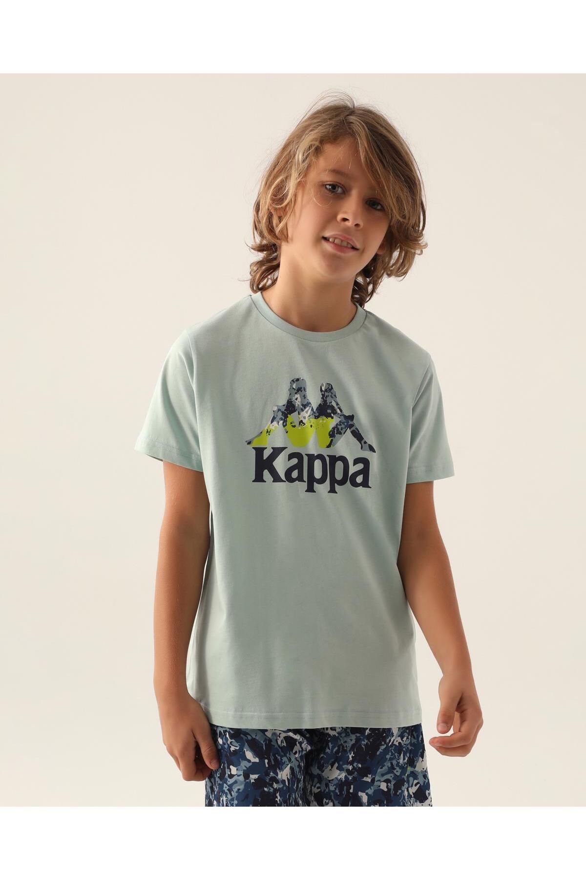 Зеленая футболка стандартного кроя Kappa Authentic Cameron Boy TYCD42C7960D583560