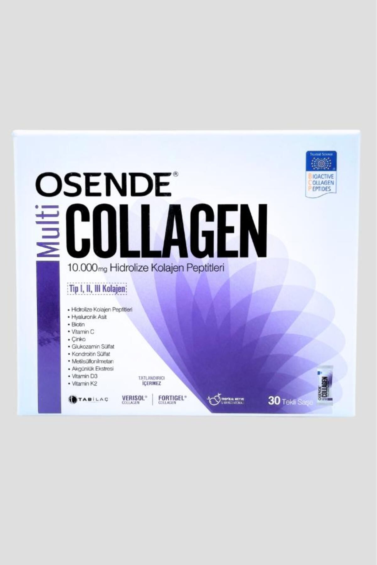 Tab İlaç Osende Multi Collagen 10.000 мг 30 пакетиков VİS-TAB-054