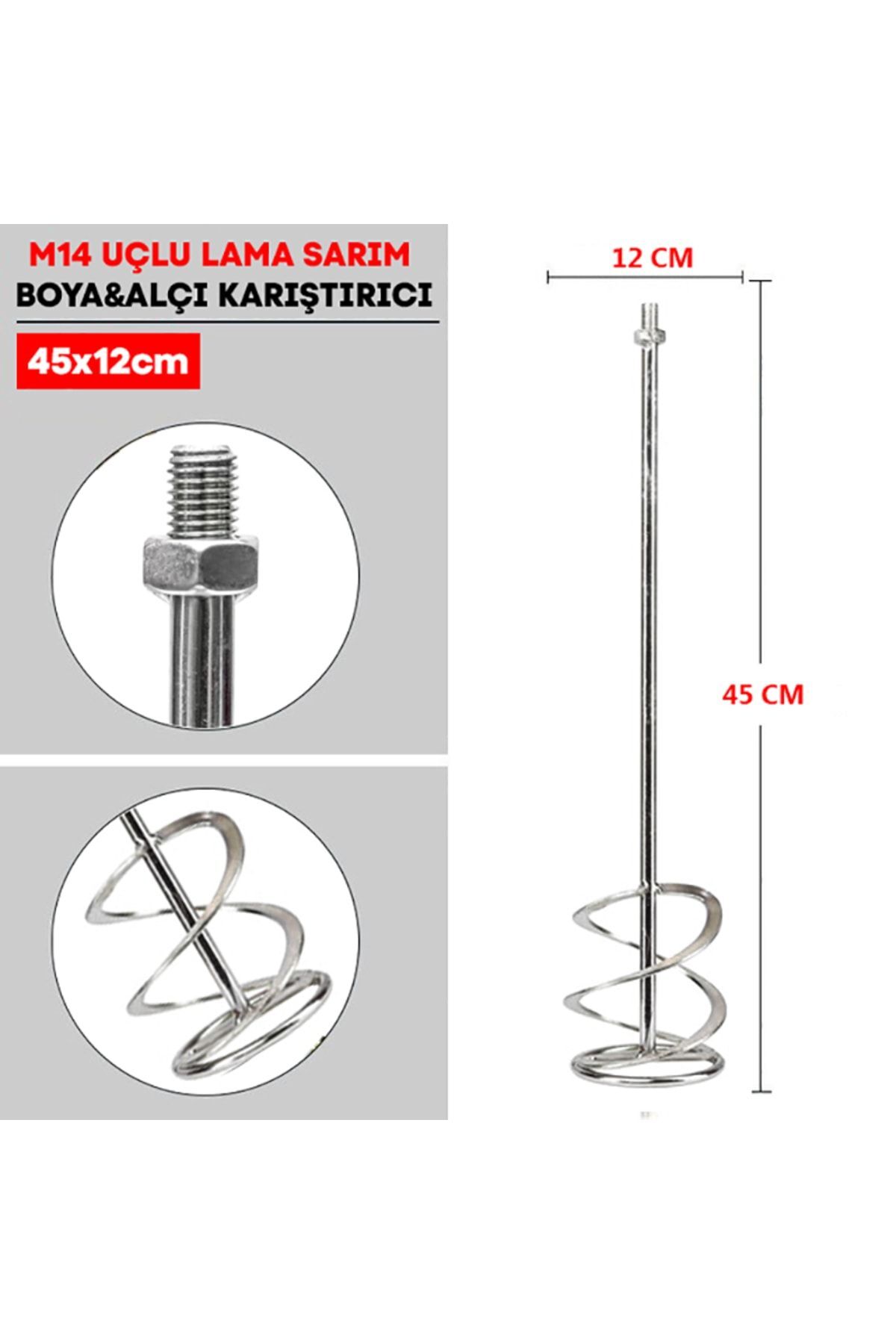 Hon Boya Alçı Vernik Harç Karıştırıcı Lema M14 120x600 Mm