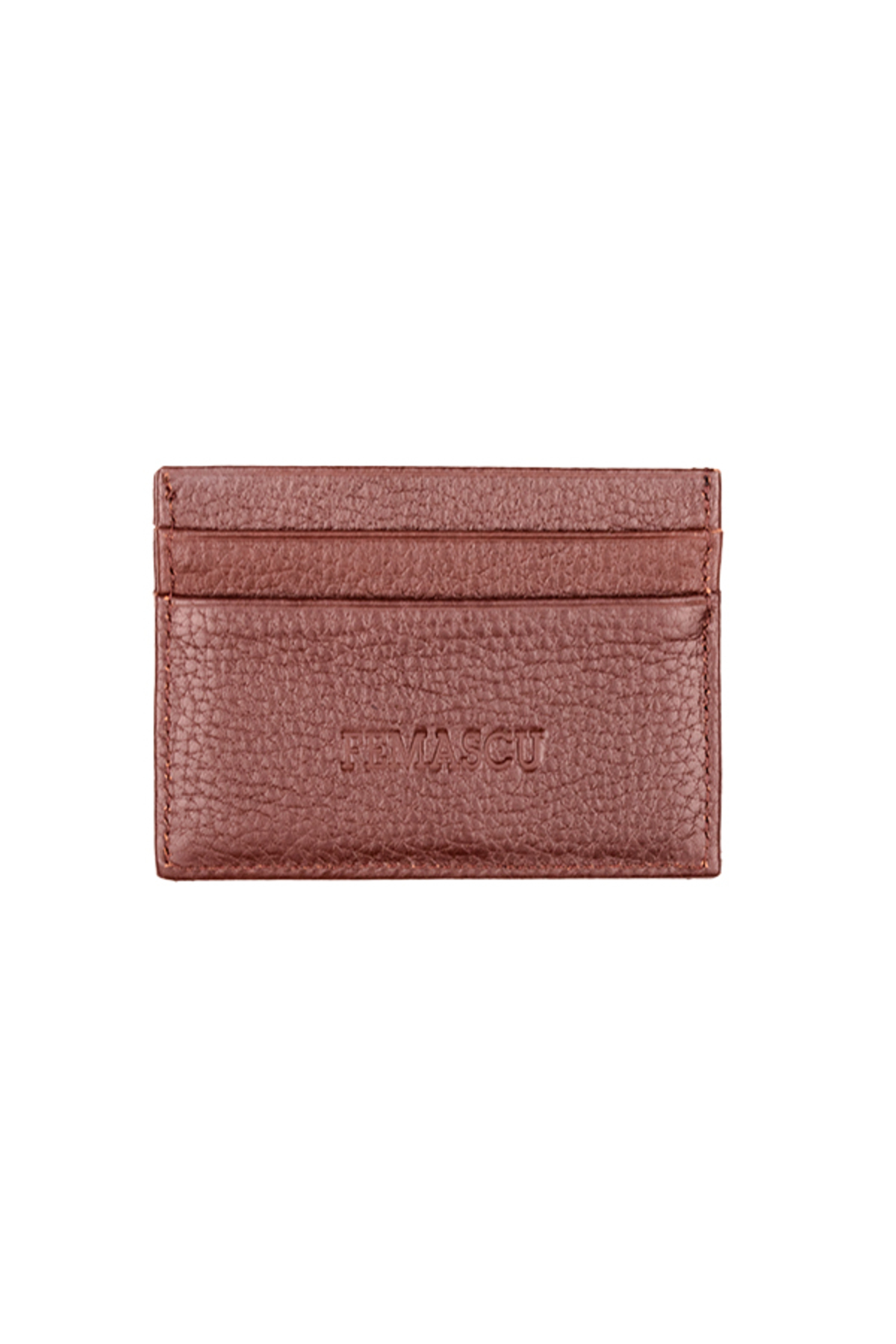 فماسکو جاکارتی چند قسمتی چرم اصل قهوه‌ای ۷۶۰۸ با جعبه هدیه