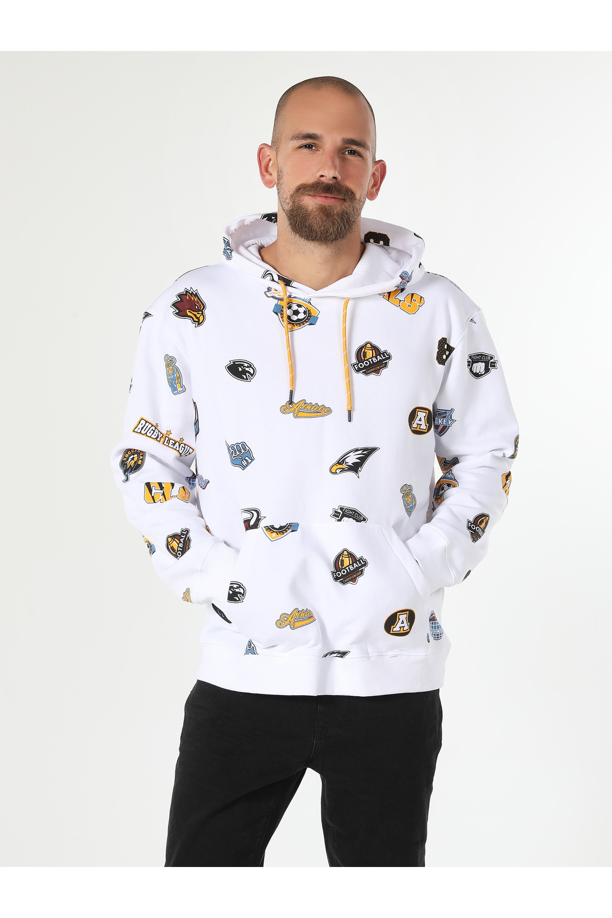 سویشرت مردانه کولینز | .CL1061644_Q1.V1_WHT Colin’s - Image 4