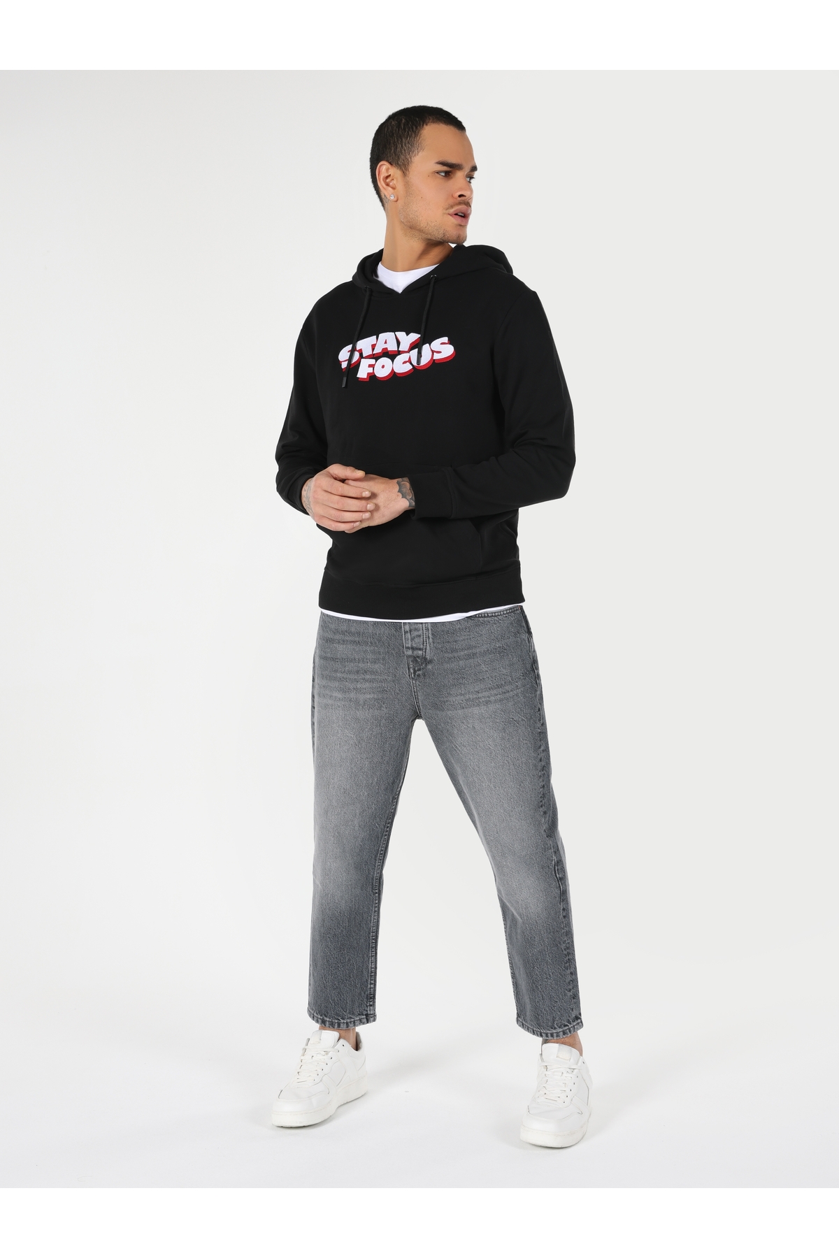 سویشرت مردانه کولینز | .CL1061698_Q1.V1_BLK Colin’s - Image 7