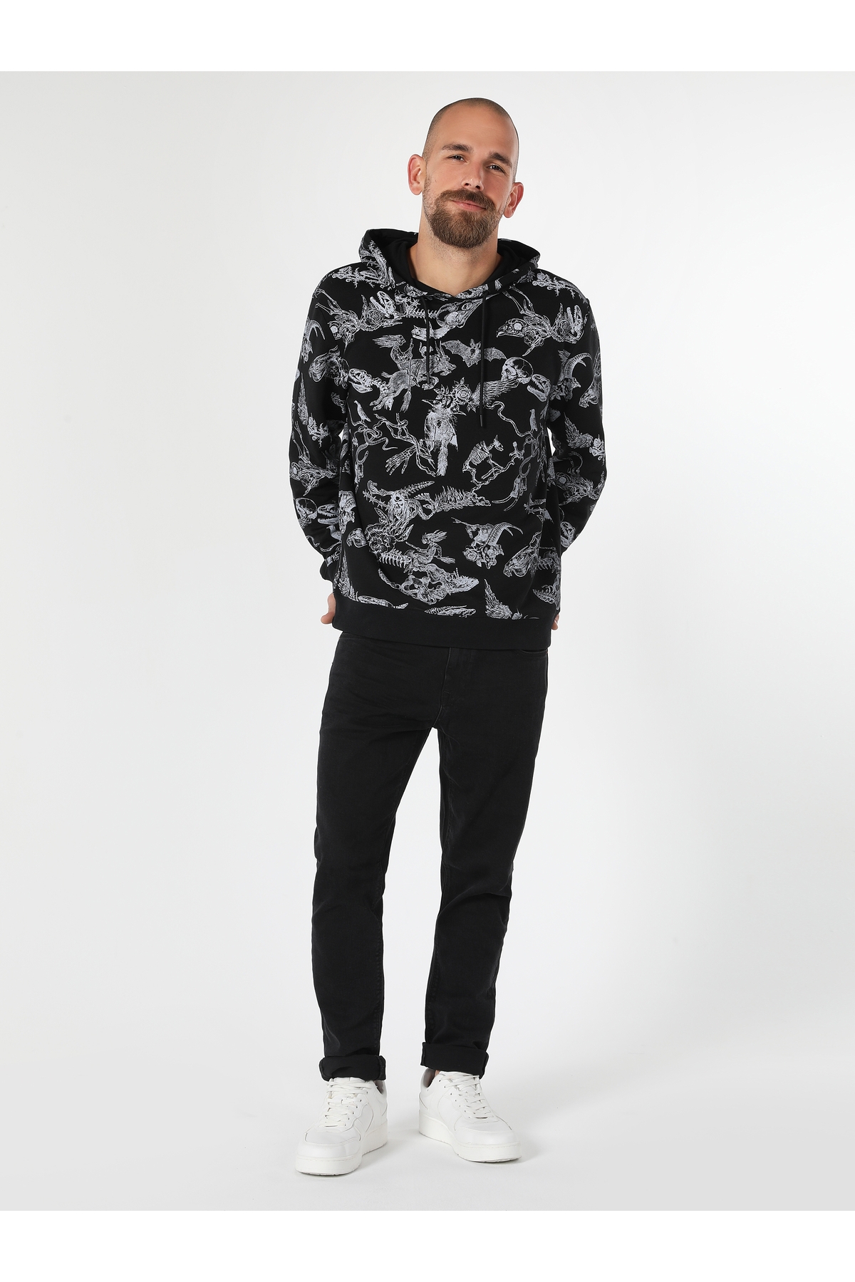 سویشرت مردانه کولینز | .CL1061533_Q1.V2_BLK Colin’s - Image 3