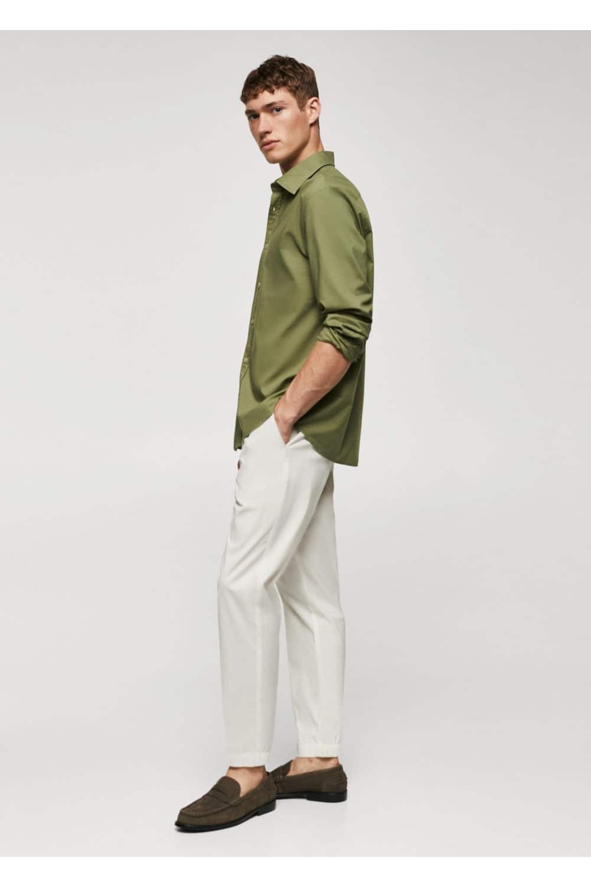 پیراهن مردانه مانگو | 57040575 MANGO Man - Image 5