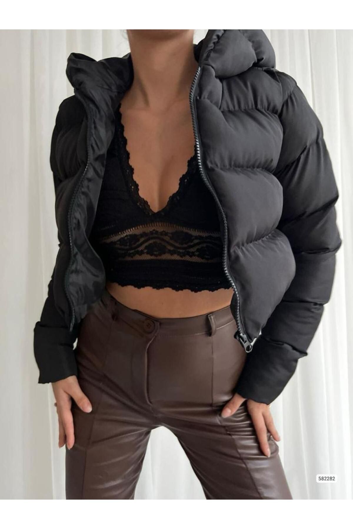 Crop top puffer jacket new arrivals