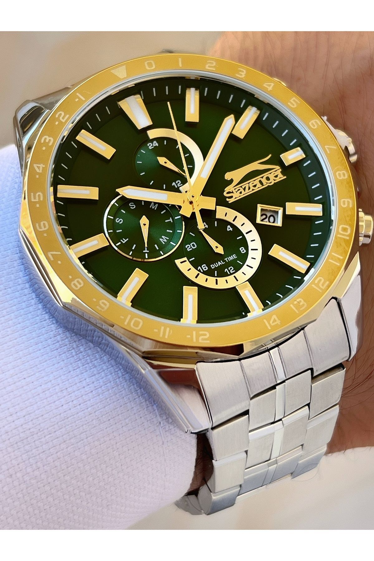 ساعت اسلازنگر مردانه  نقره اي         | Slazenger 2259 TR - تصویر 3