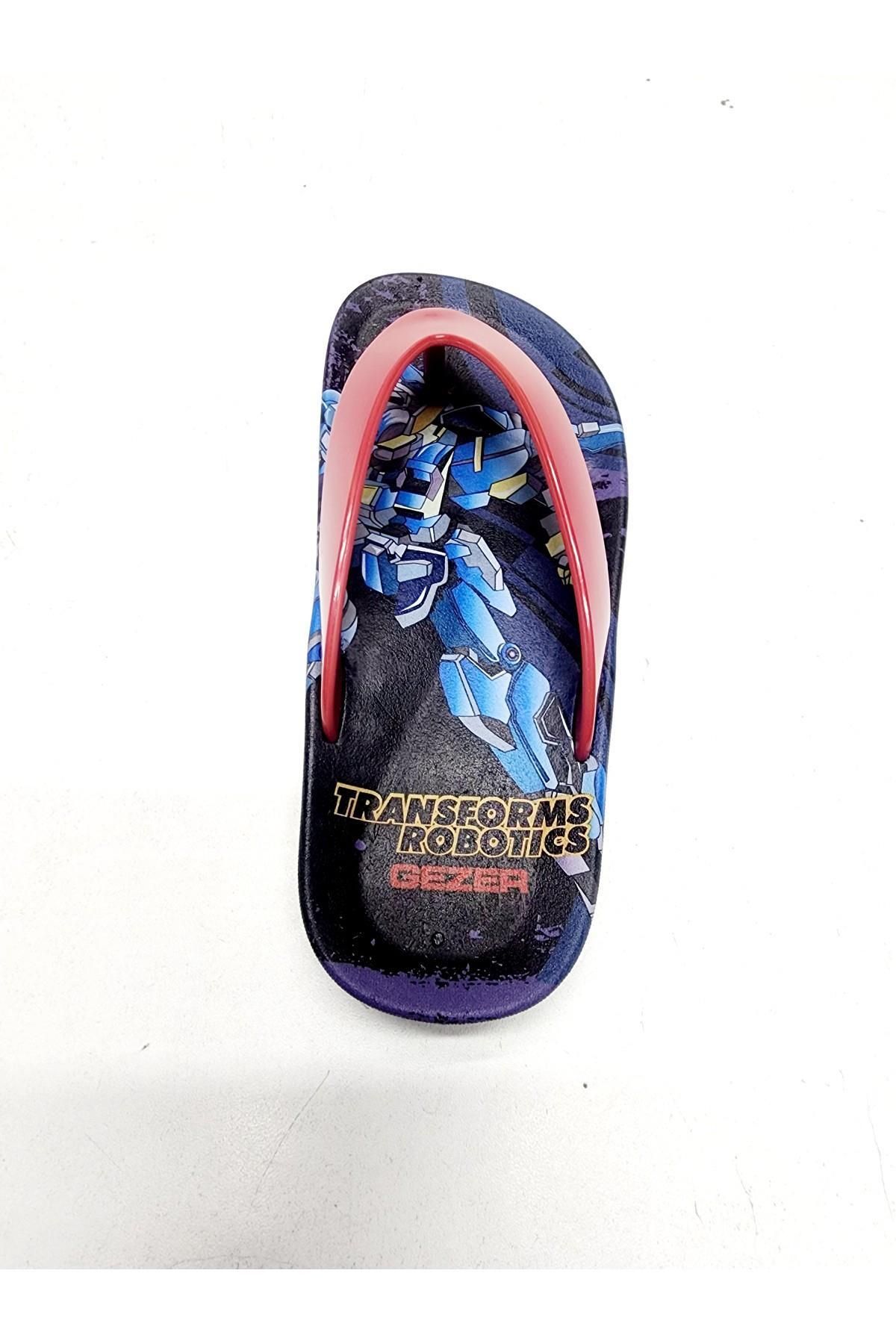GEZER-Children's Summer Flip Flops Transforms Robotıcs Slippers 3
