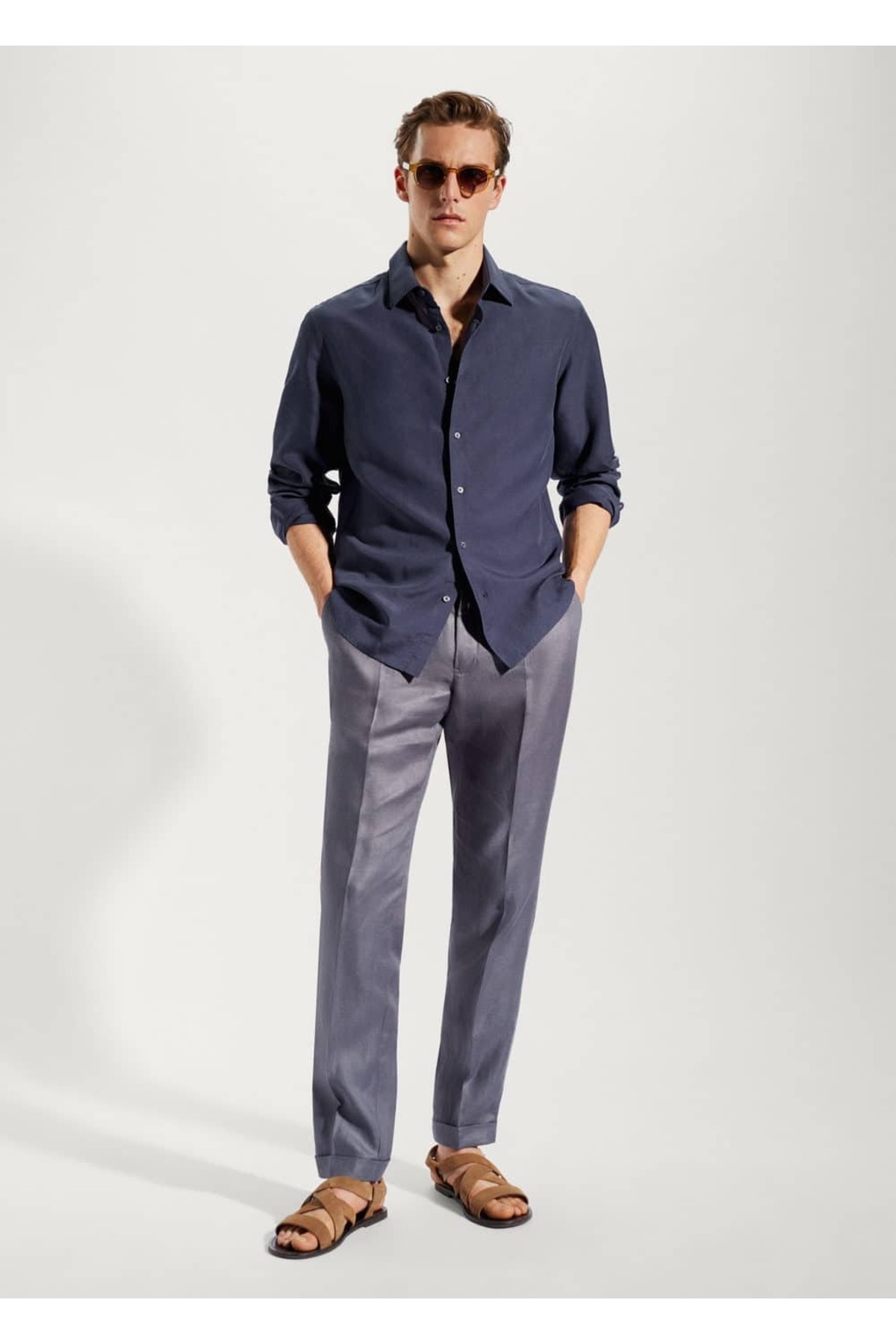 پیراهن مردانه مانگو | 57000575 MANGO Man - Image 2