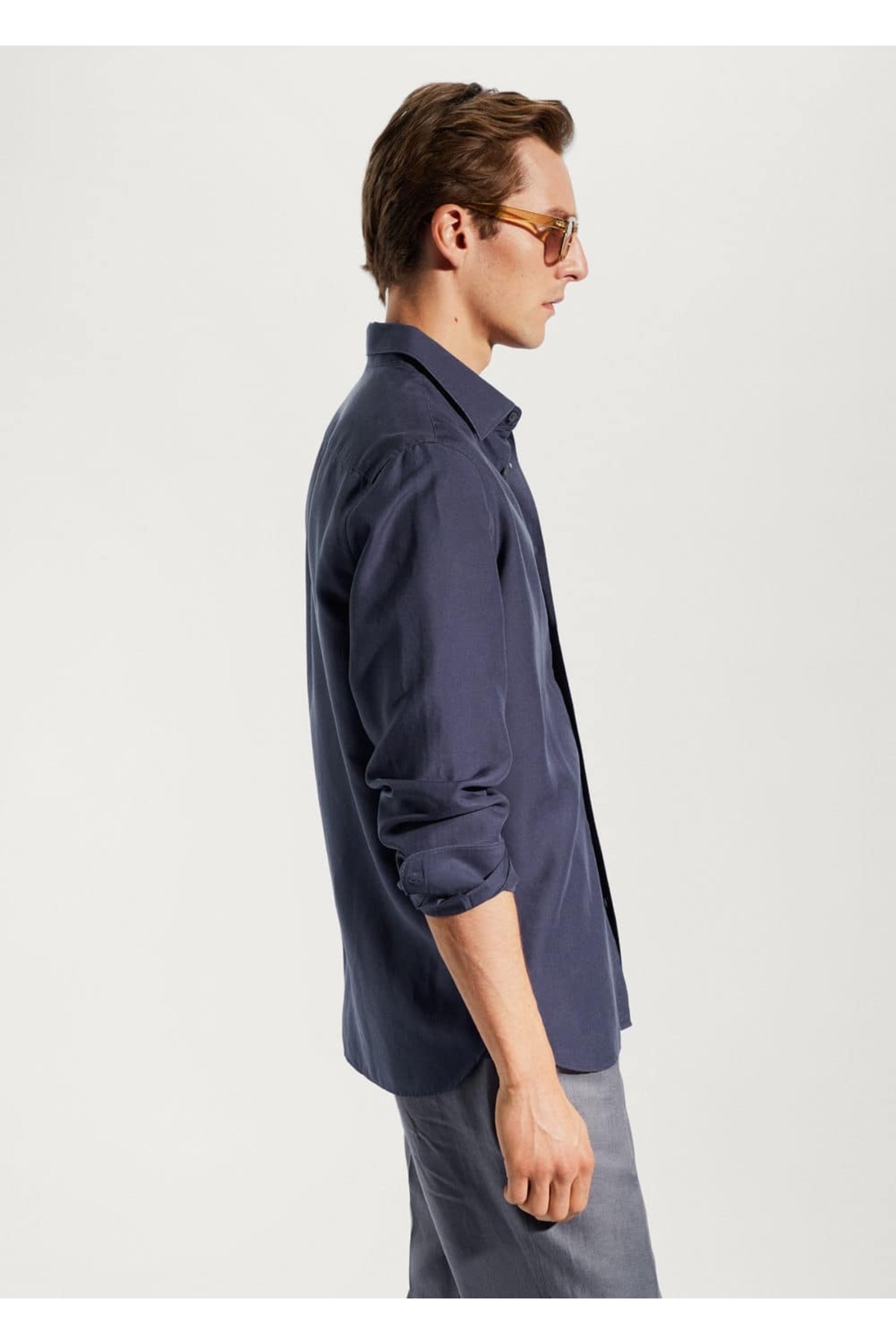 پیراهن مردانه مانگو | 57000575 MANGO Man - Image 7