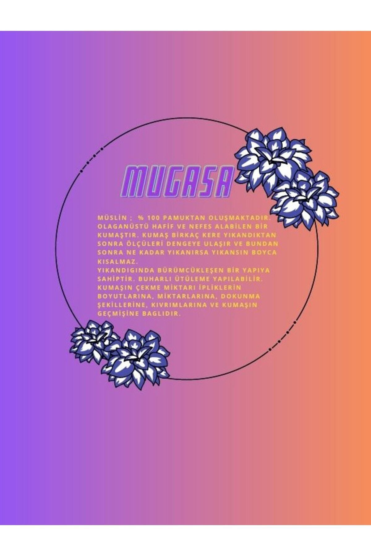 mugaSA - %100 Organik Bebek Önlüğü, Fular, Muslin, Mama Önlüğü, Çıtçıtlı 10'lu ,çift Katlı Desenli fotoğrafı 6 (önizleme)