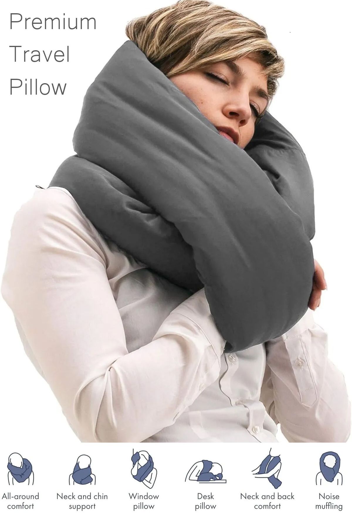 Ferdys-VERSATILE TRAVEL PILLOW, TRAVEL NECK PILLOW, MULTI-PURPOSE PILLOW 3
