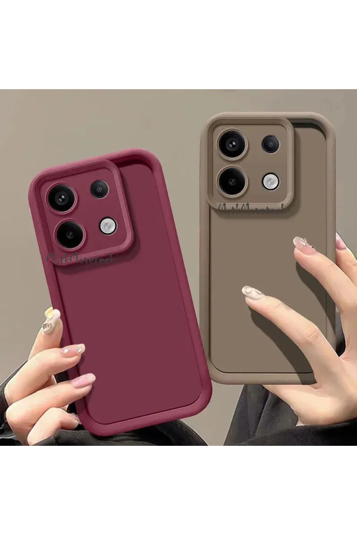 m.tk moveteck-Case for Xiaomi Redmi Note 13 Pro 4g Soft Colorful Launch Silicone with Camera Protection Protruding Edge 2