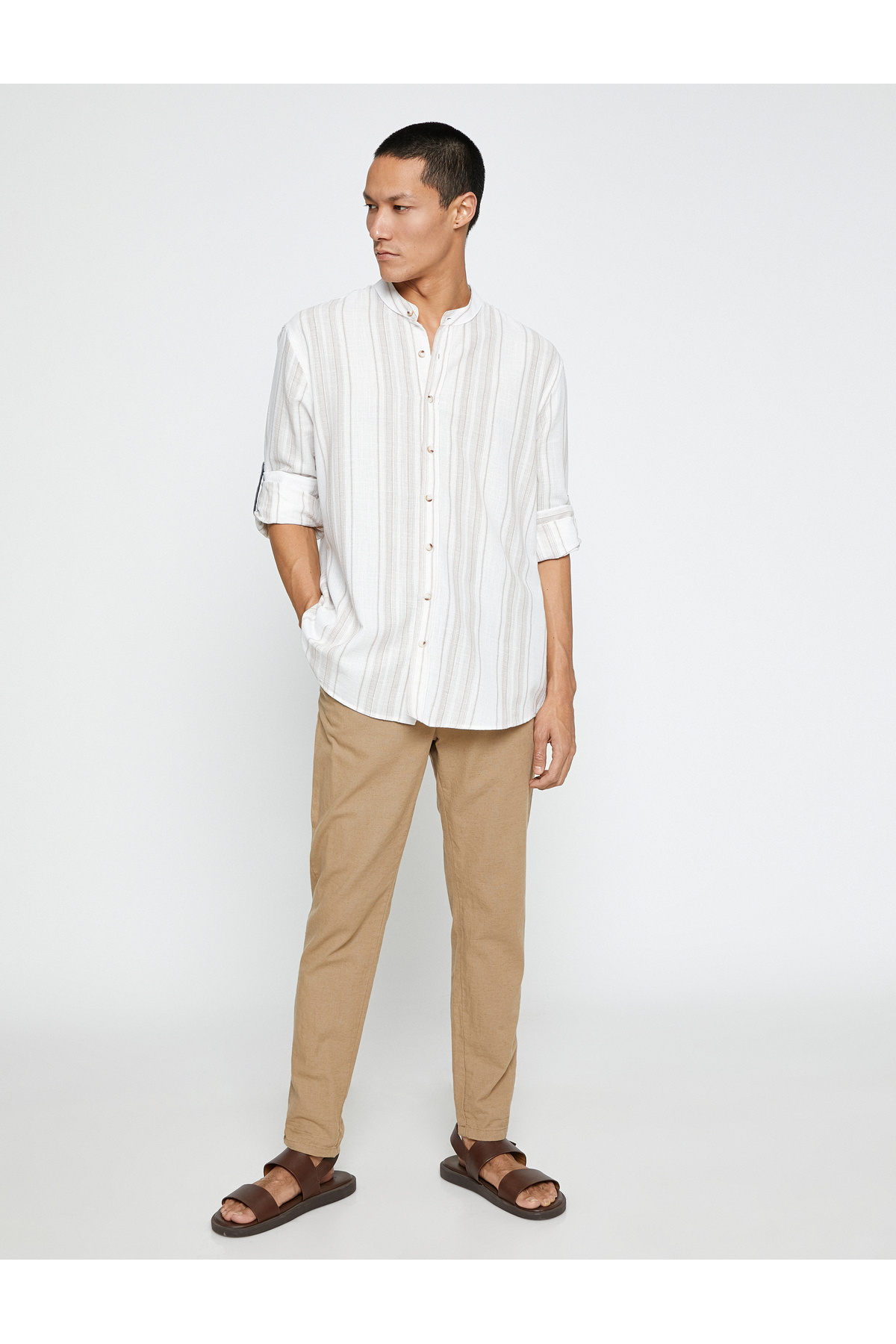پیراهن مردانه کوتون | 3SAM60025HW Koton - Image 2