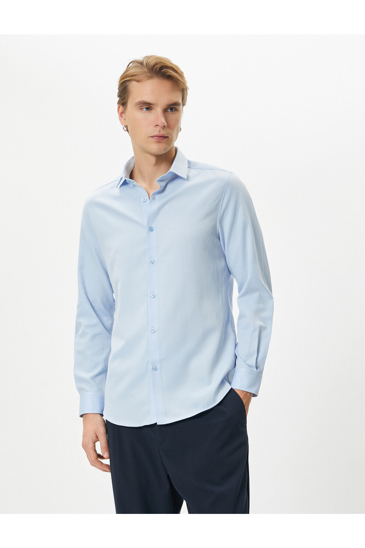 پیراهن مردانه کوتون | 4SAM60008HW Koton - Image 3