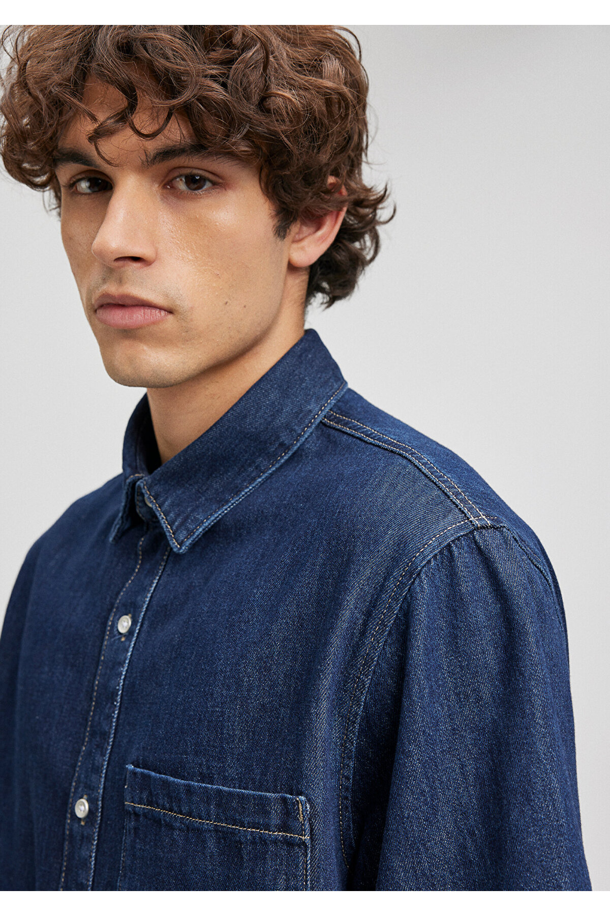 پیراهن مردانه ماوی | 210289 Mavi - Image 7