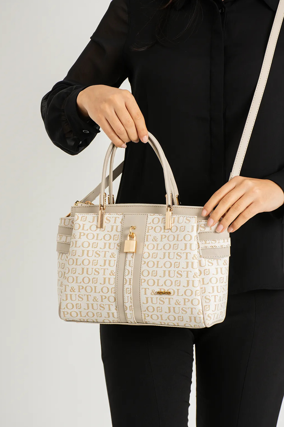 Women's 5 Compartment Shoulder Bag New Season Fabric