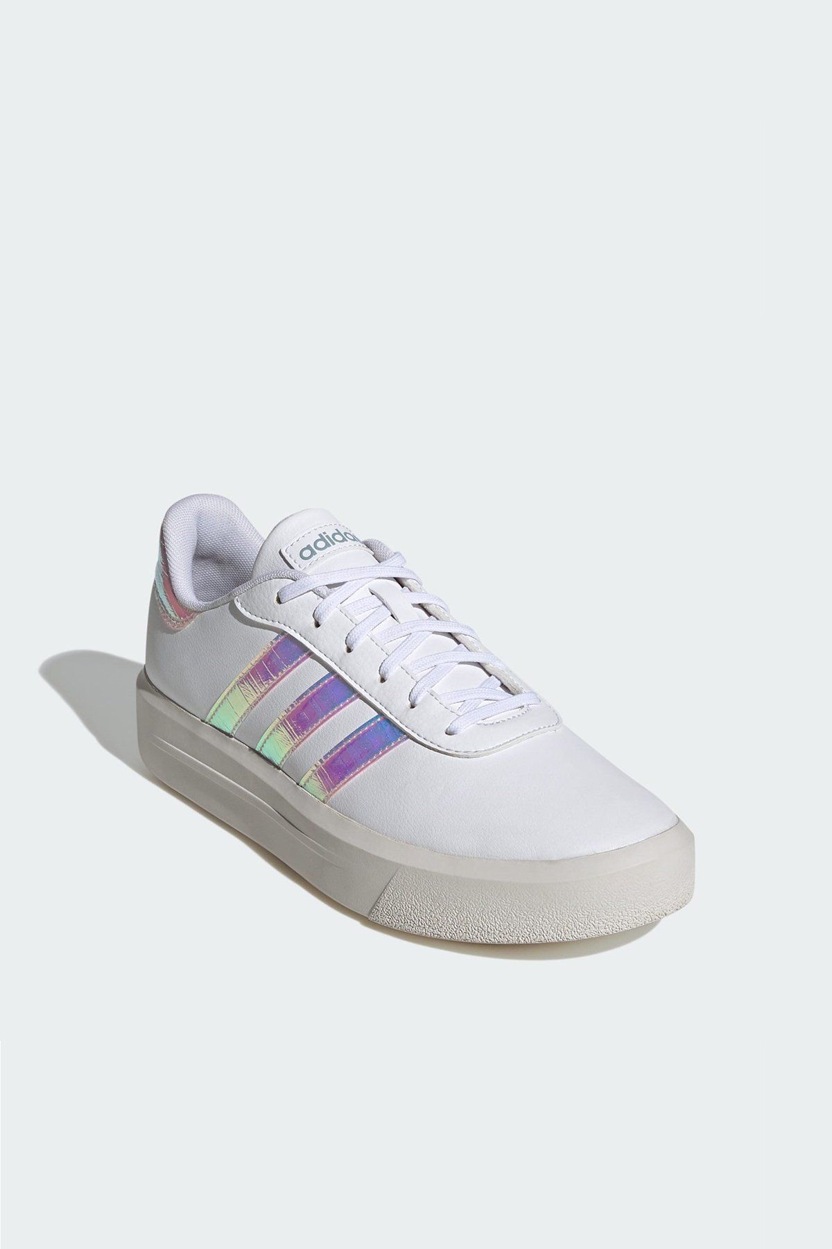 کفش پیاده روی سفید زنانه های اسکیت بورد پلتفرم adidas